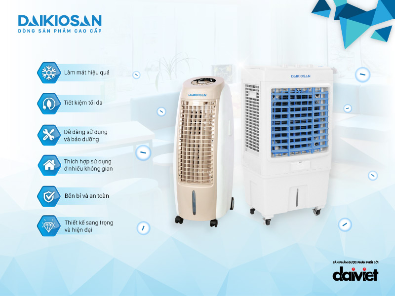 Quạt điều hòa Daikiosan DKA-5000C cao cấp ( HÀNG TRƯNG BÀY)