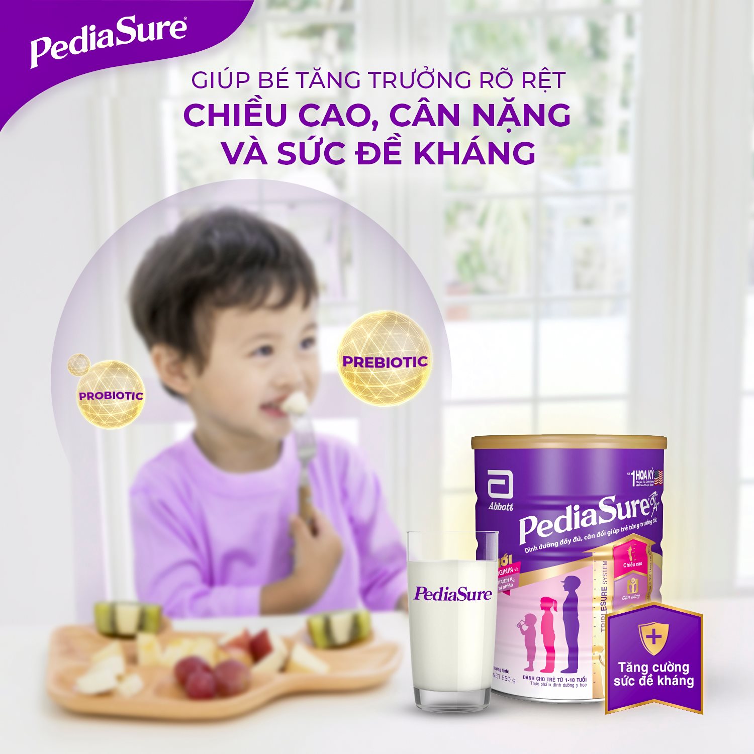 {Mẫu mới} Sữa Bột PediaSure Loại 850g