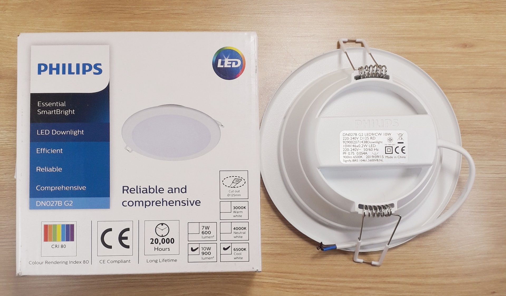 Đèn Led Âm trần 22W Philips Downlight DN027B LED20 D200 ( Ánh Sáng Trắng & Trung Tính & Vàng )