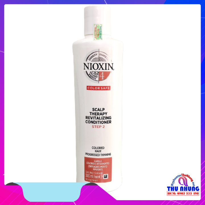 (Tặng mũ trùm) DẦU XẢ NIOXIN CHỐNG RỤNG TÓC ( HỆ THỐNG 4) 300ML