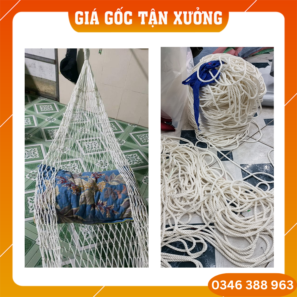 [Loại Cao Cấp] Dây Dù Chịu Lực Loại 5mm (5 ly), Dây Dù Đan Lưới
