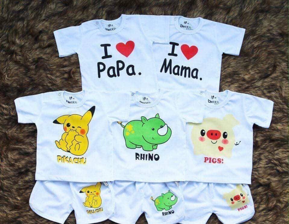combo 5 bộ  cộc tay bé 4-14kg