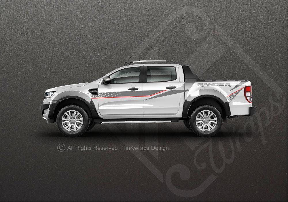 Tem xe Ranger - Decal dán sườn Ranger nhỏ