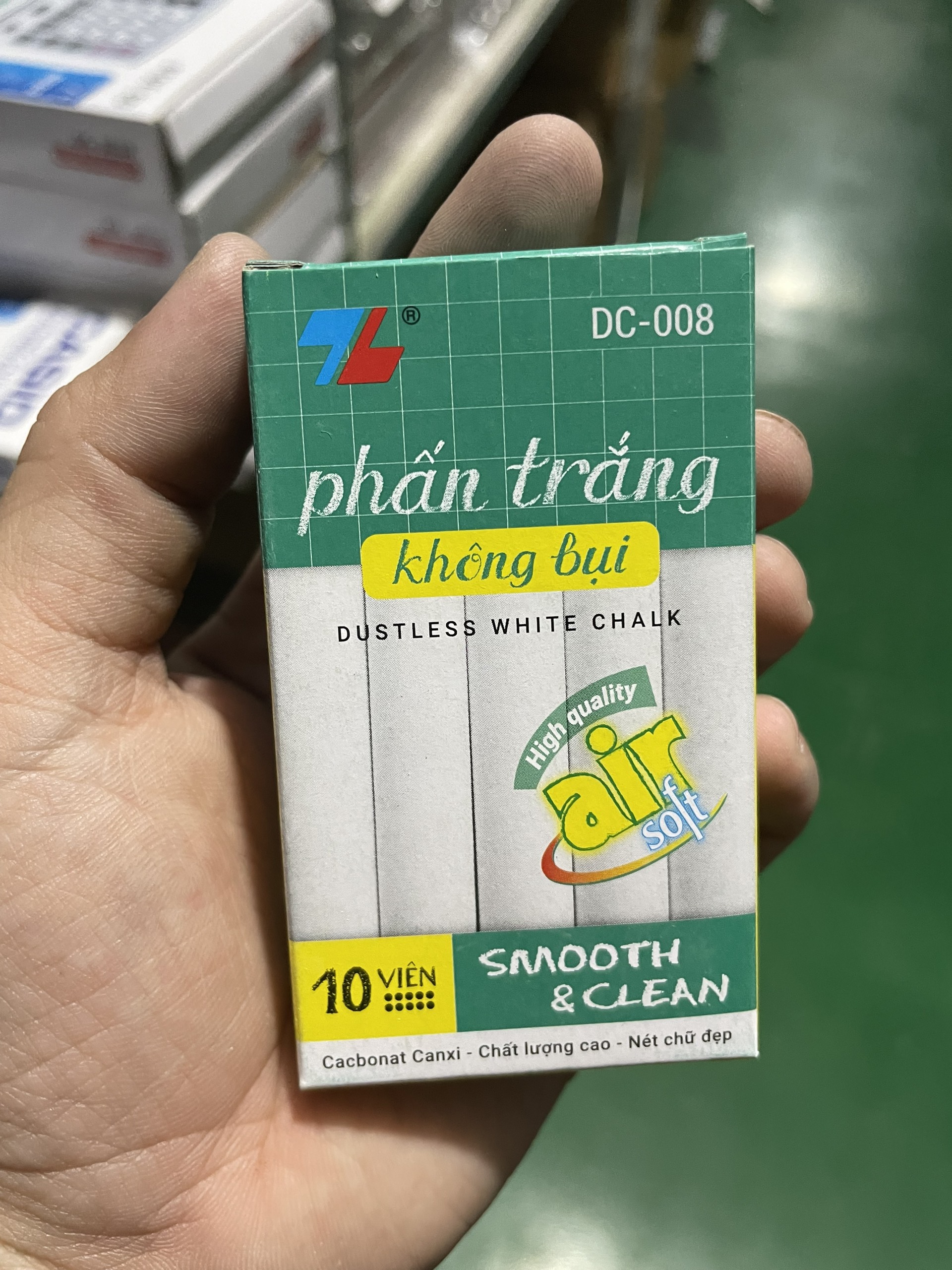 Phấn trắng không bụi Thiên Long DC-008
