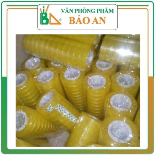 Băng Dính Văn Phòng 1cm dày cây 12 cuộn - Văn phòng phẩm Bảo An