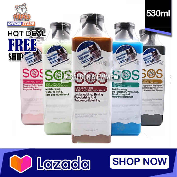 [CHÍNH HÃNG] Sữa tắm SOS cho thú cưng 530ML