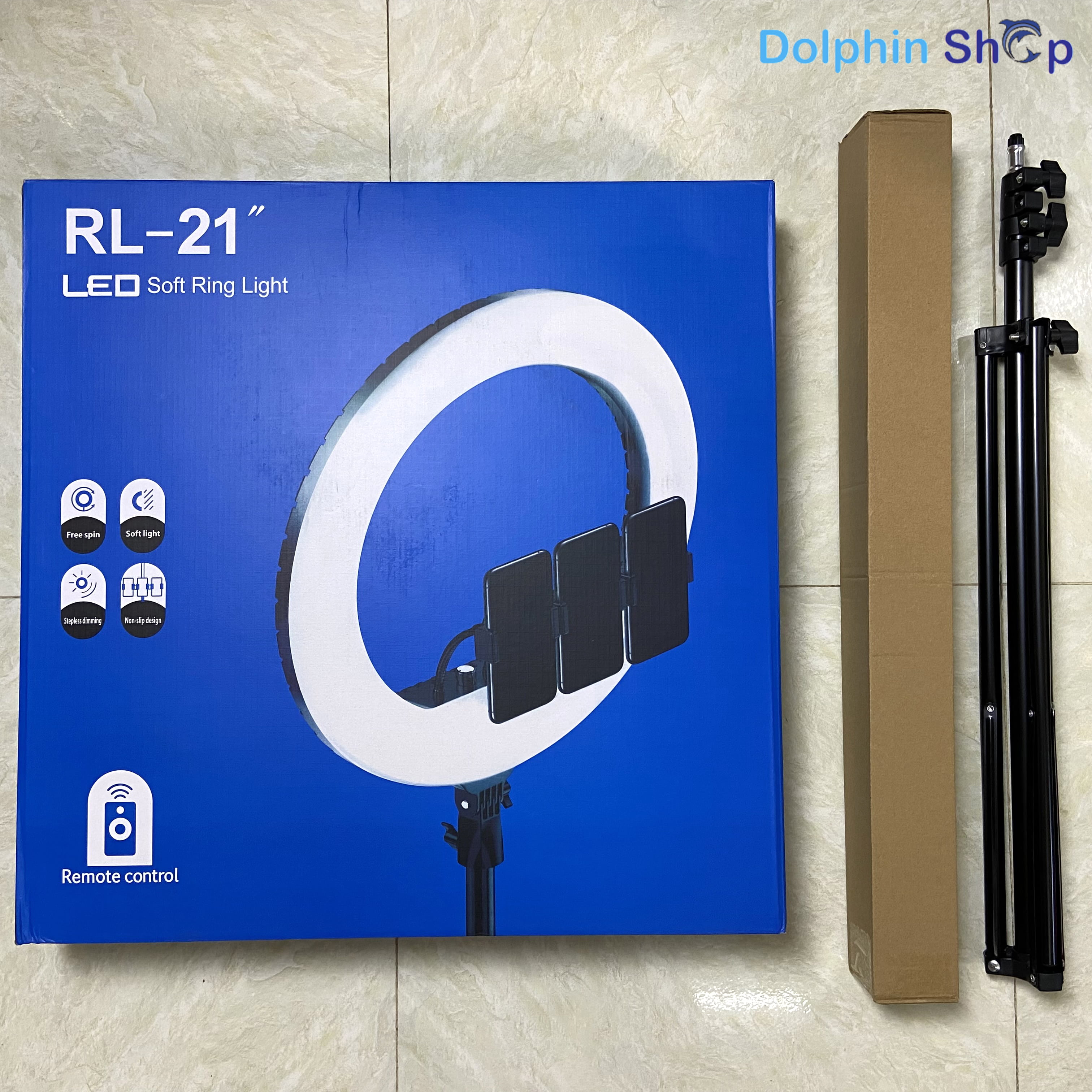 Đèn Livestream Size 54cm Dành cho Livestream Bán Hàng, Makeup, Phun Xăm