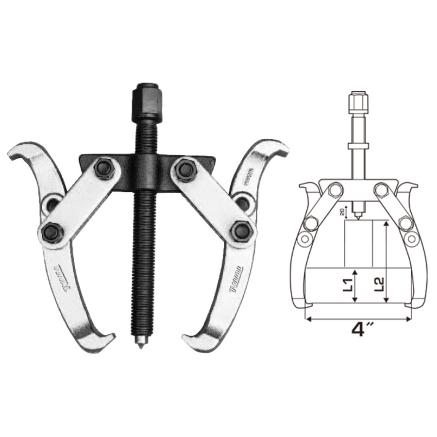 4''/100MM CẢO 2 CHẤU Total - THTGP246