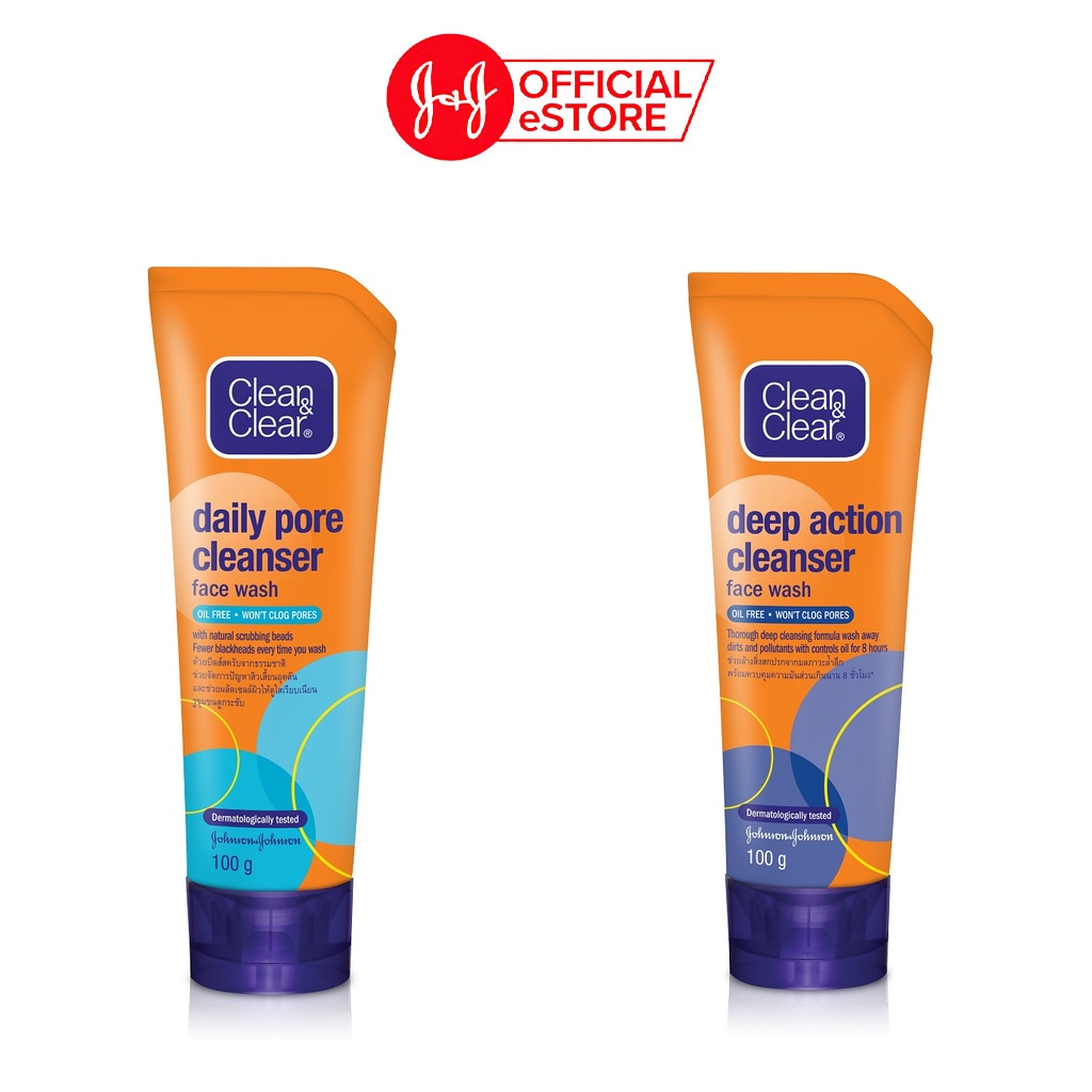 Sữa rửa mặt Clean & Clear deep Action Cleanser - 100g