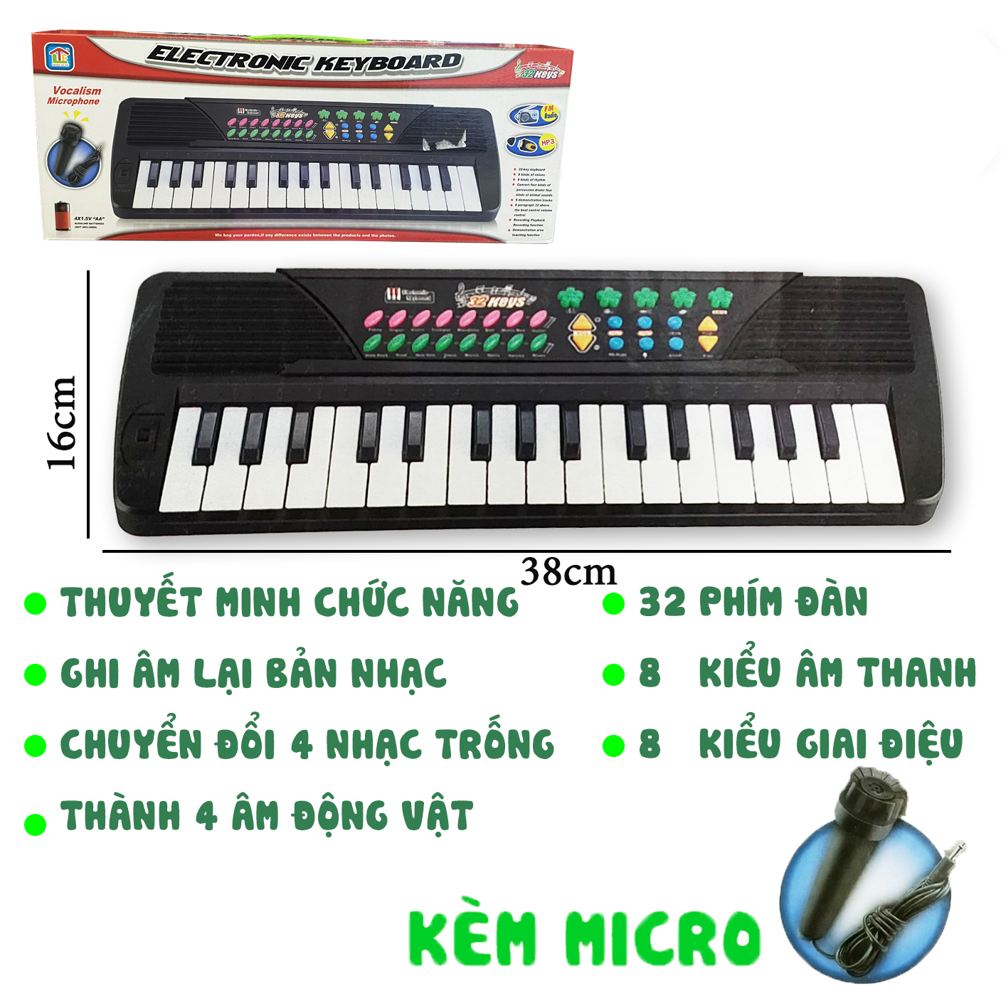 [HCM]Đàn đồ chơi phát nhạc cho bé -Đồ Chơi Đàn Piano Ghitar cho Bé Trai Bé Gái