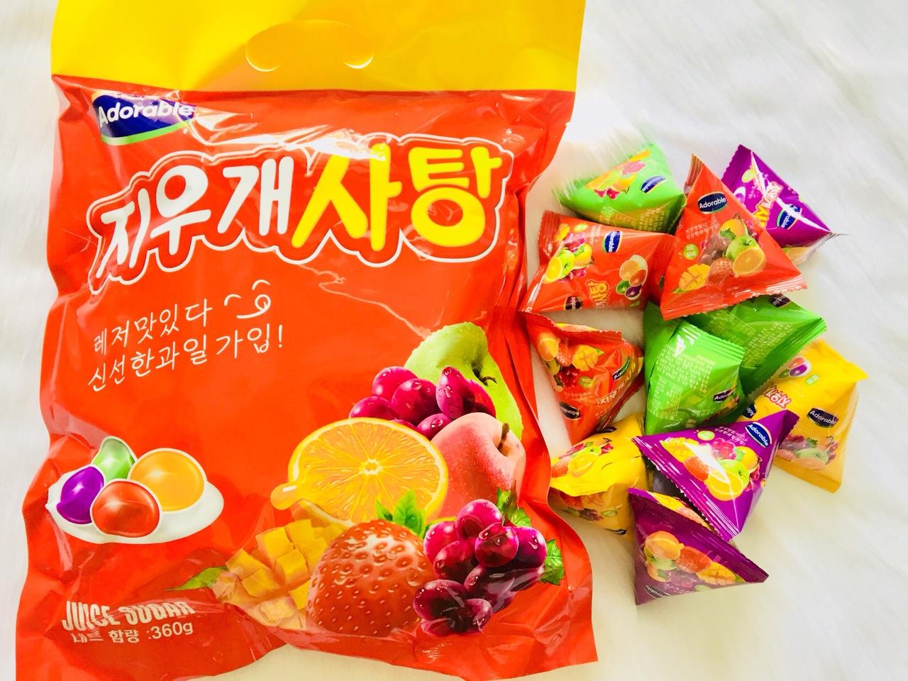 KẸO DẺO TRÁI CÂY HÀN QUỐC ADORABLE 360g