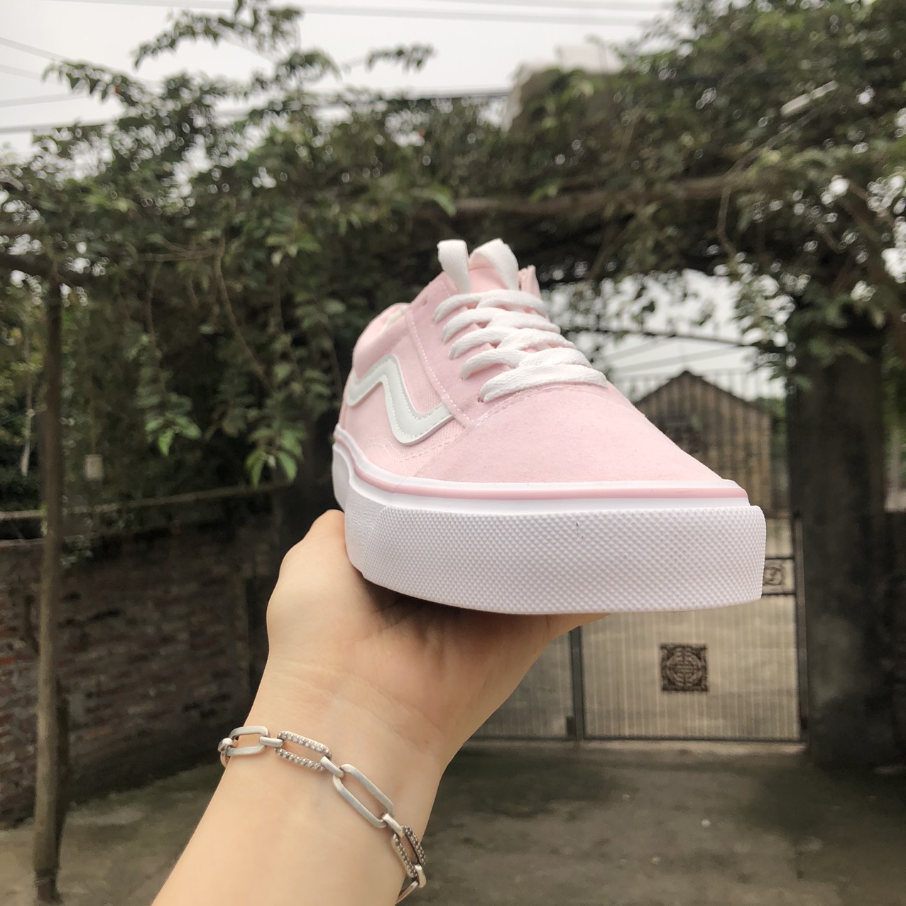 Giày Vans Tao Bao Hồng Full Box