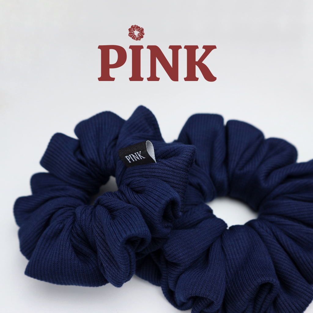 Scrunchies Dây Cột Tóc Thun Gân.