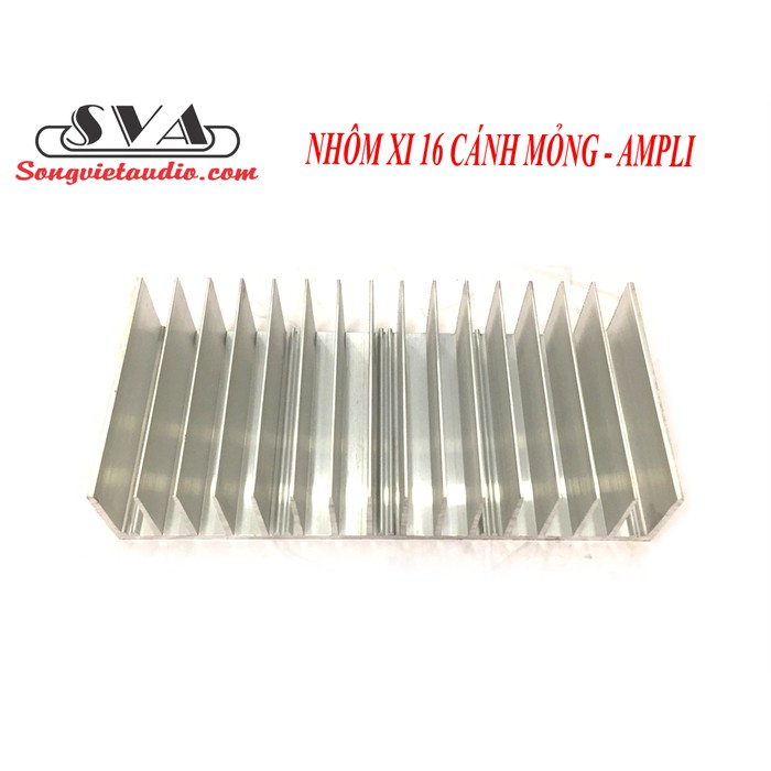 NHÔM TẢN NHIỆT 16 CÁNH XI TRẮNG - 1 MIẾNG