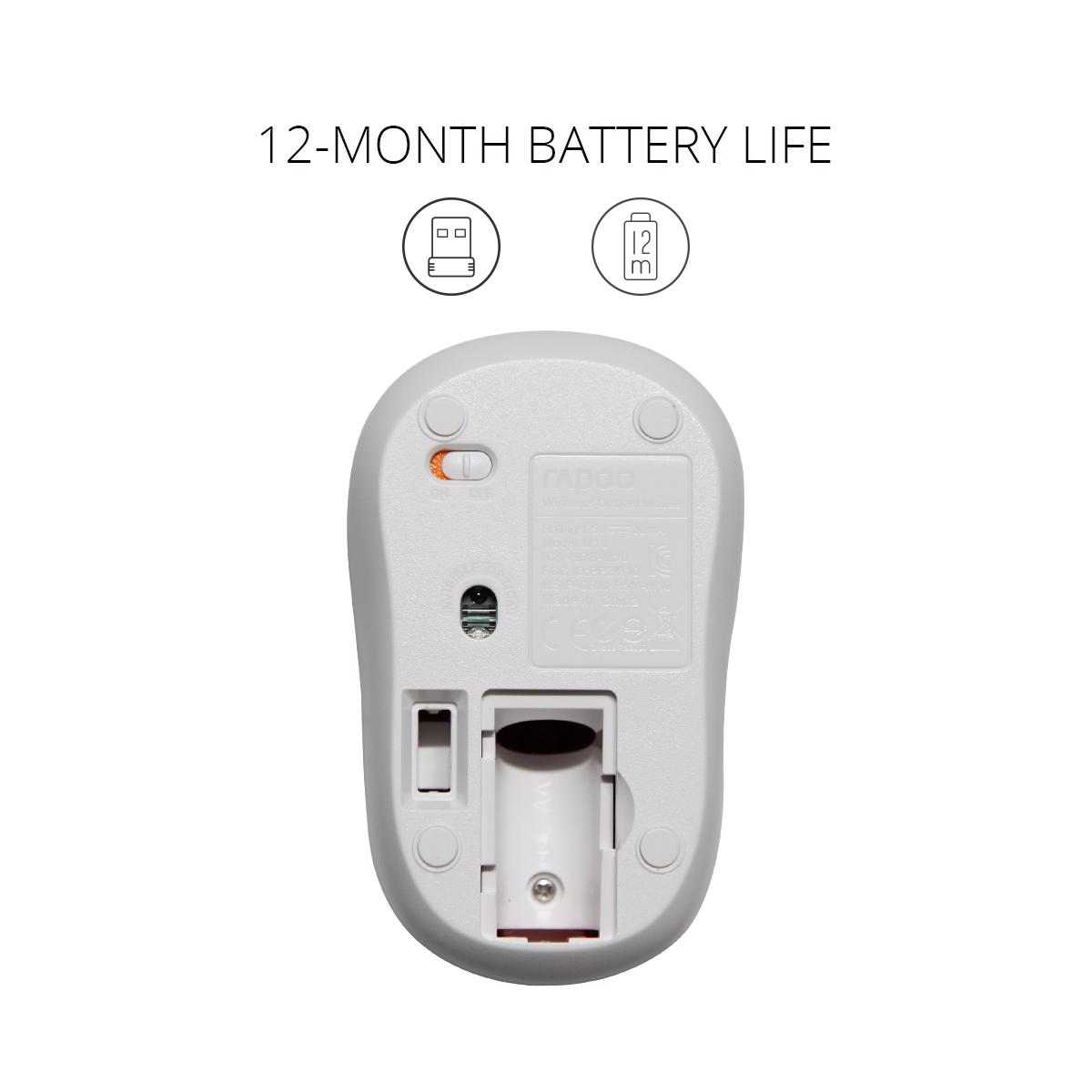 Chuột không dây Rapoo M10