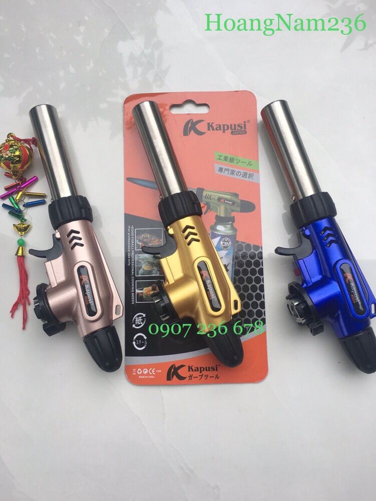 Đèn Khò, Khò Gas ĐA MẦU - Kapusi K-8008 Cao Cấp, Tự Động Đánh Lửa