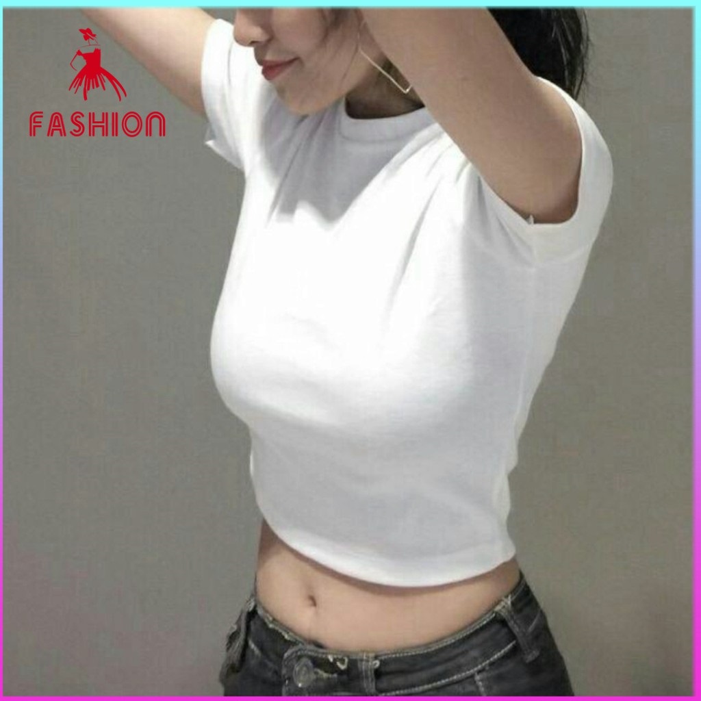 Áo CROPTOP Cộc Tay From Ôm Thời Trang