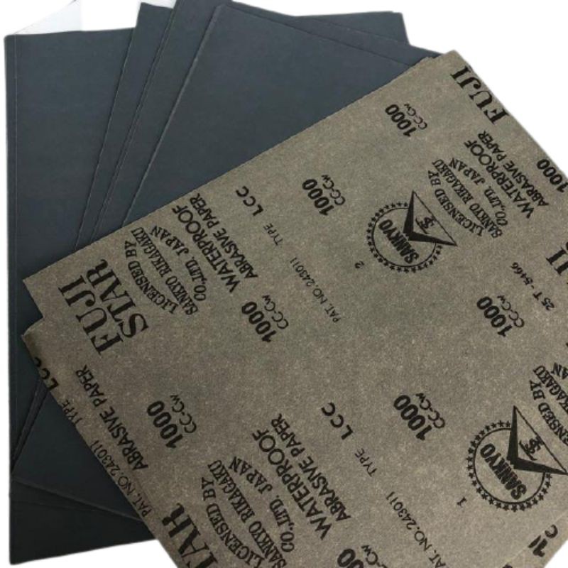 Giấy giáp, nhám nước Nhật Bản  đủ độ nhám từ P100 đến P2000 ( giá 1 tờ)