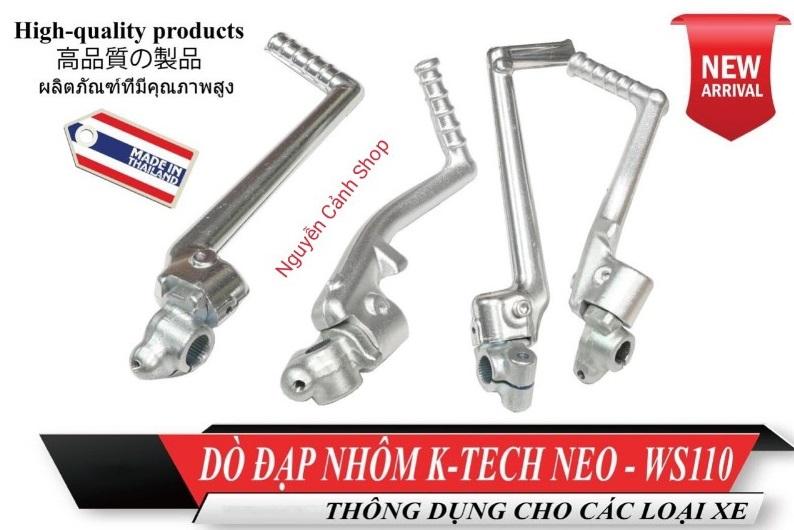 Dò đạp nhôm K TECH gắn Wave