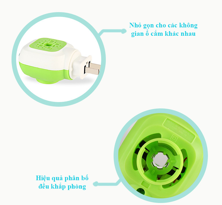 Máy Đuổi Muỗi Bằng Tinh Dầu