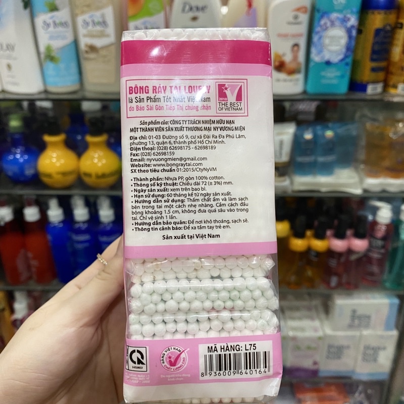 Tăm bông ráy tai Lovely 450 que