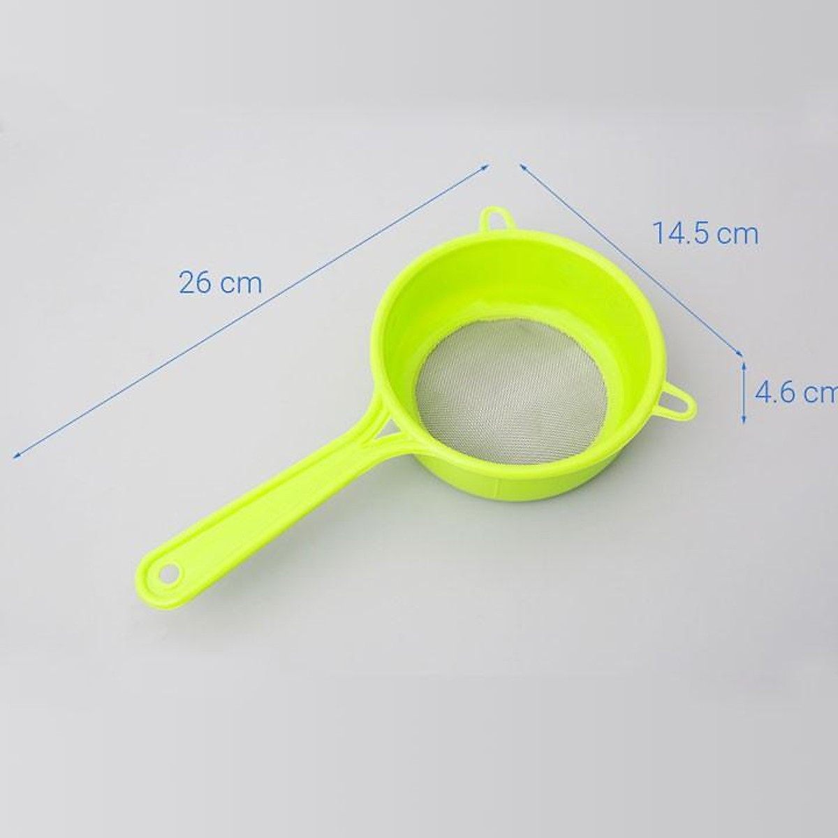 Rây lọc lưới inox, khung nhựa size 26cm - Rây lọc cua, rây lọc cặn làm bánh