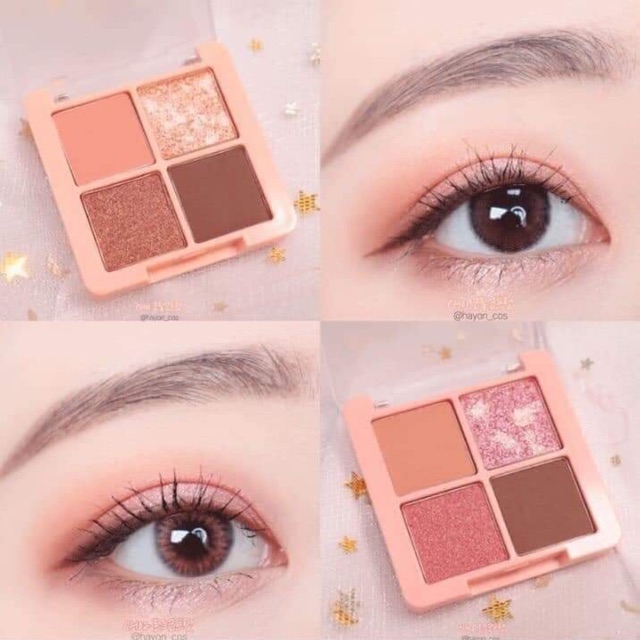 Phấn mắt Black Rouge Crystal Heart Lock Shadow