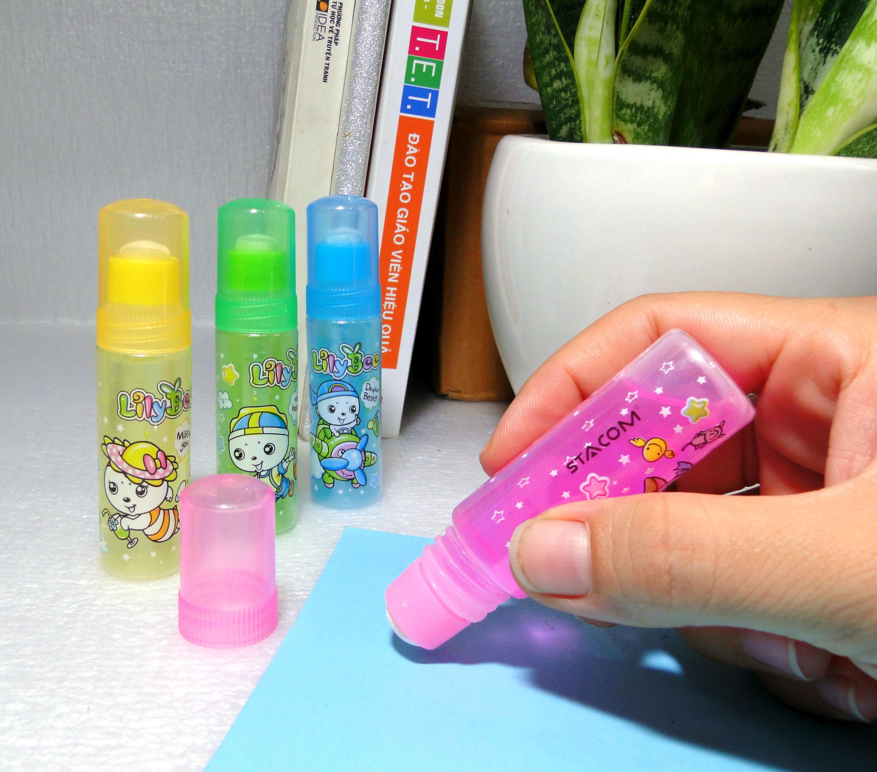 (Combo 5 chai) Hồ (Keo) Dán Nước Học Sinh 30ml STACOM - LG130S - Kết Dính Tốt, An Toàn