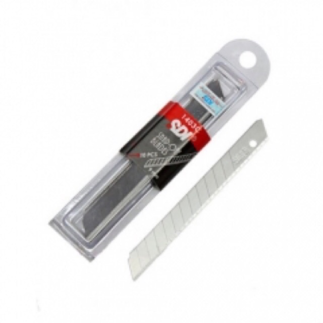 Lưỡi dao rọc giấy Nhỏ SDI 1403 (vỉ 10 lưỡi)