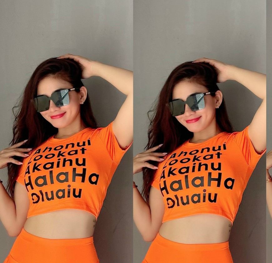 Áo tập thể thao nữ áo croptop aerobic yoga gym - thun lạnh cao cấp