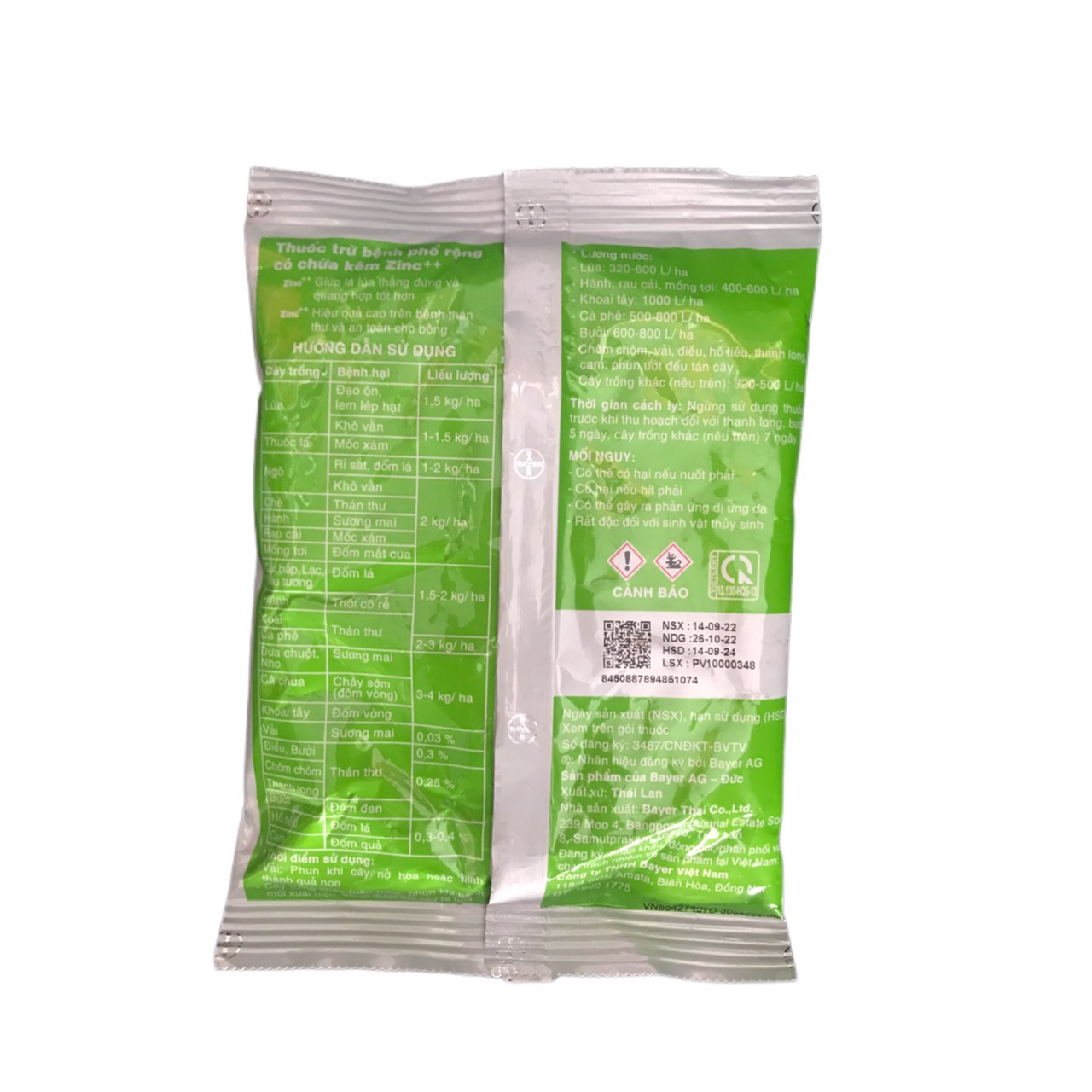 Thuốc trừ bệnh Antracol 70WP 100gam