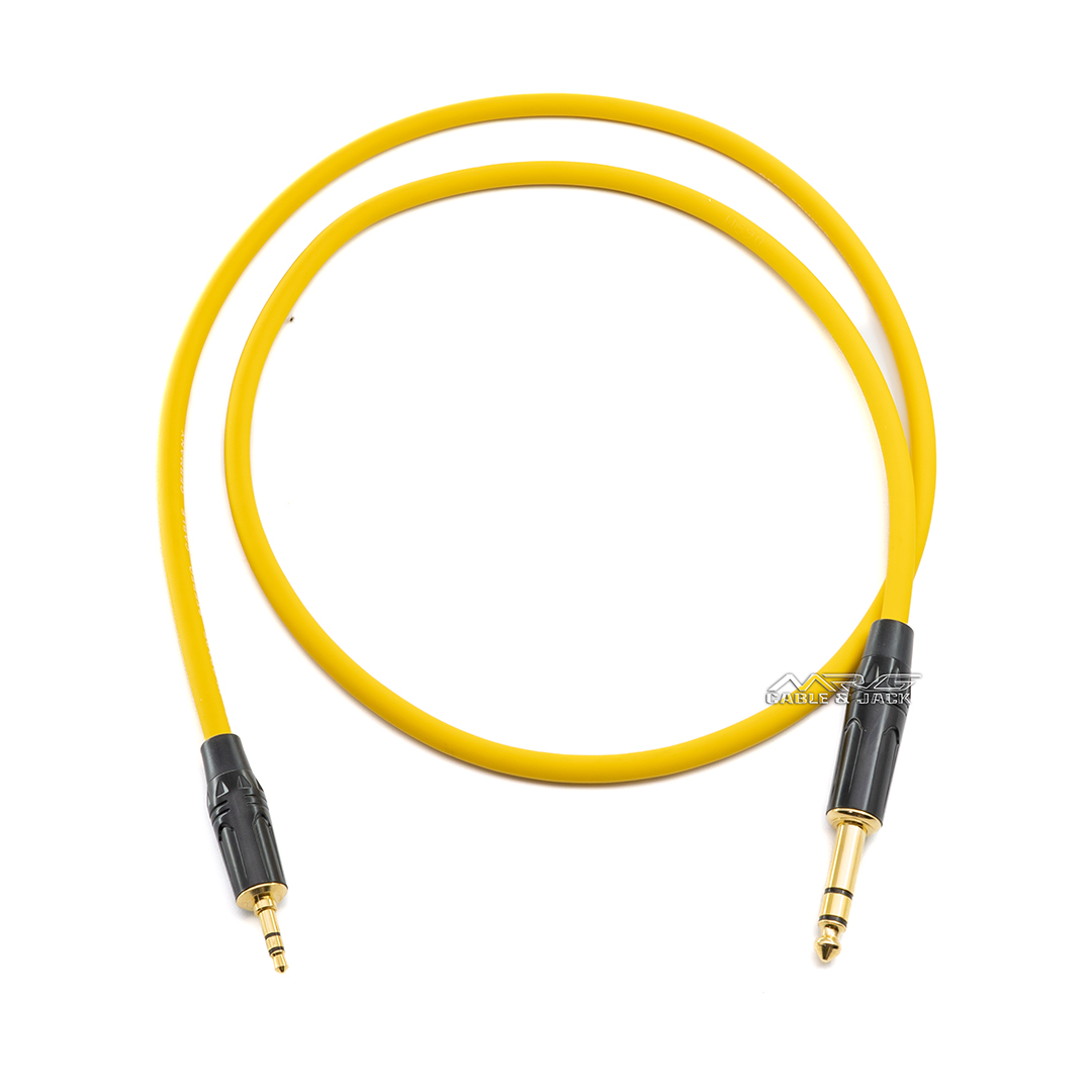 Dây 3.5 Ra 6 Ly Stereo Thẳng, dài 0.5m-1m-2m-3m-5m-8m-10m, giá 1 dây | dây jack 3.5mm sang 6.5mm stereo.