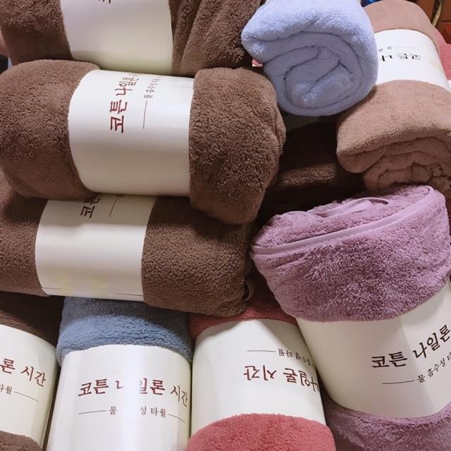 NEW x Khăn tắm Hàn Quốc loại 1 nặng 300g cái