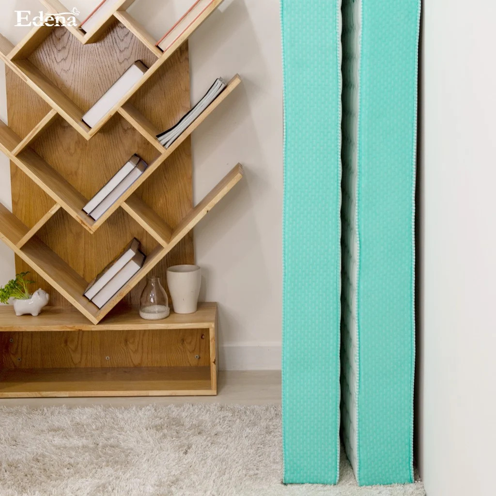 Nệm bông ép Gấp 2  Edena  Foldena - Độ cao 15cm ( Màu xanh hoặc Xám)