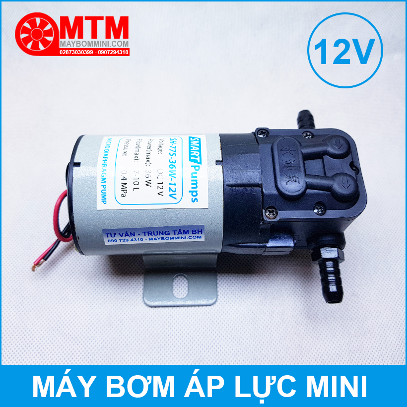 Máy bơm mini áp lực 12V 36W SH-775