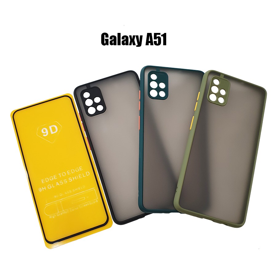 Ốp lưng nhám bảo vệ camera Galaxy A51