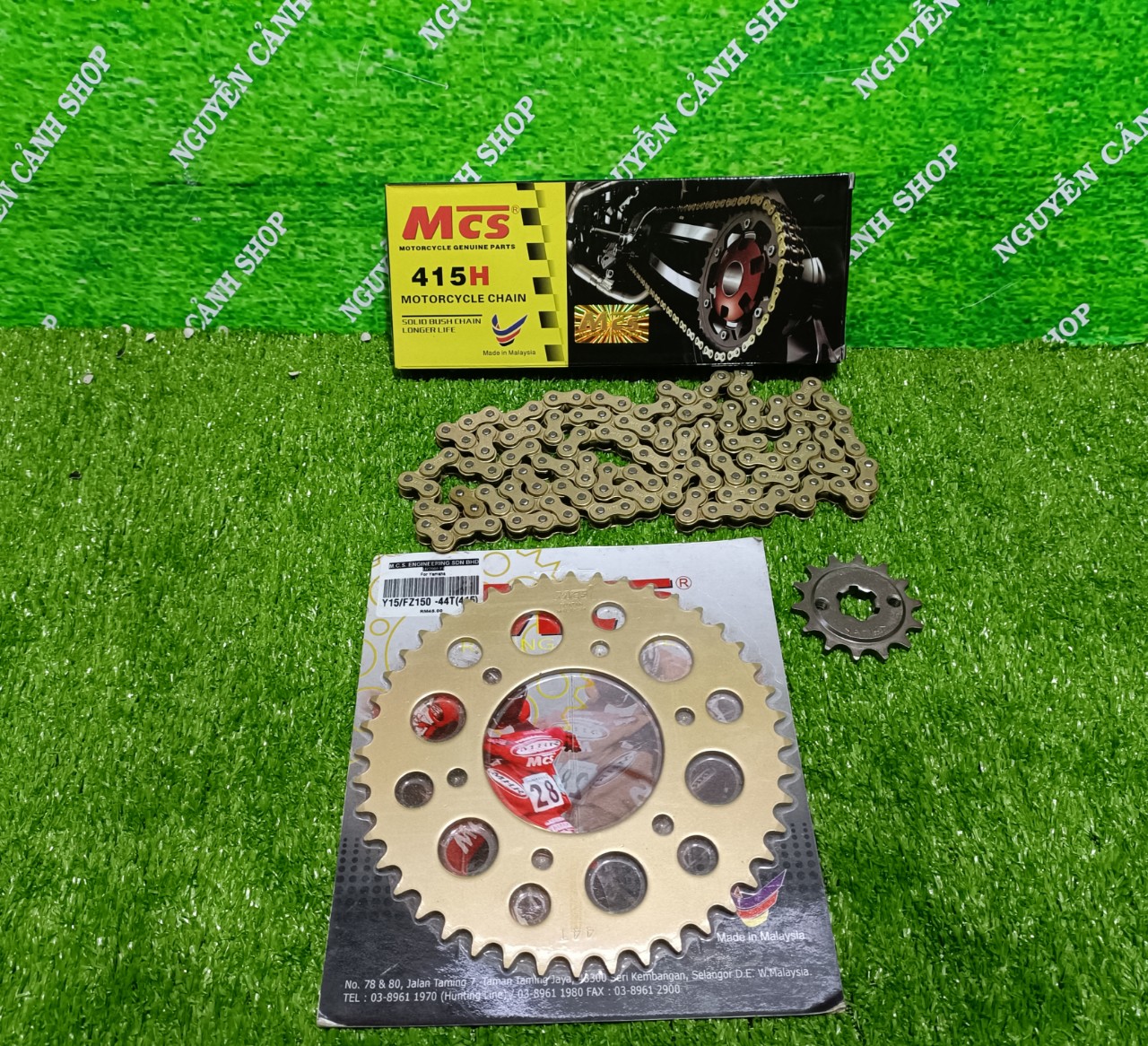 Sên nhông dĩa exciter 150 MCS 7 li 14-44-45