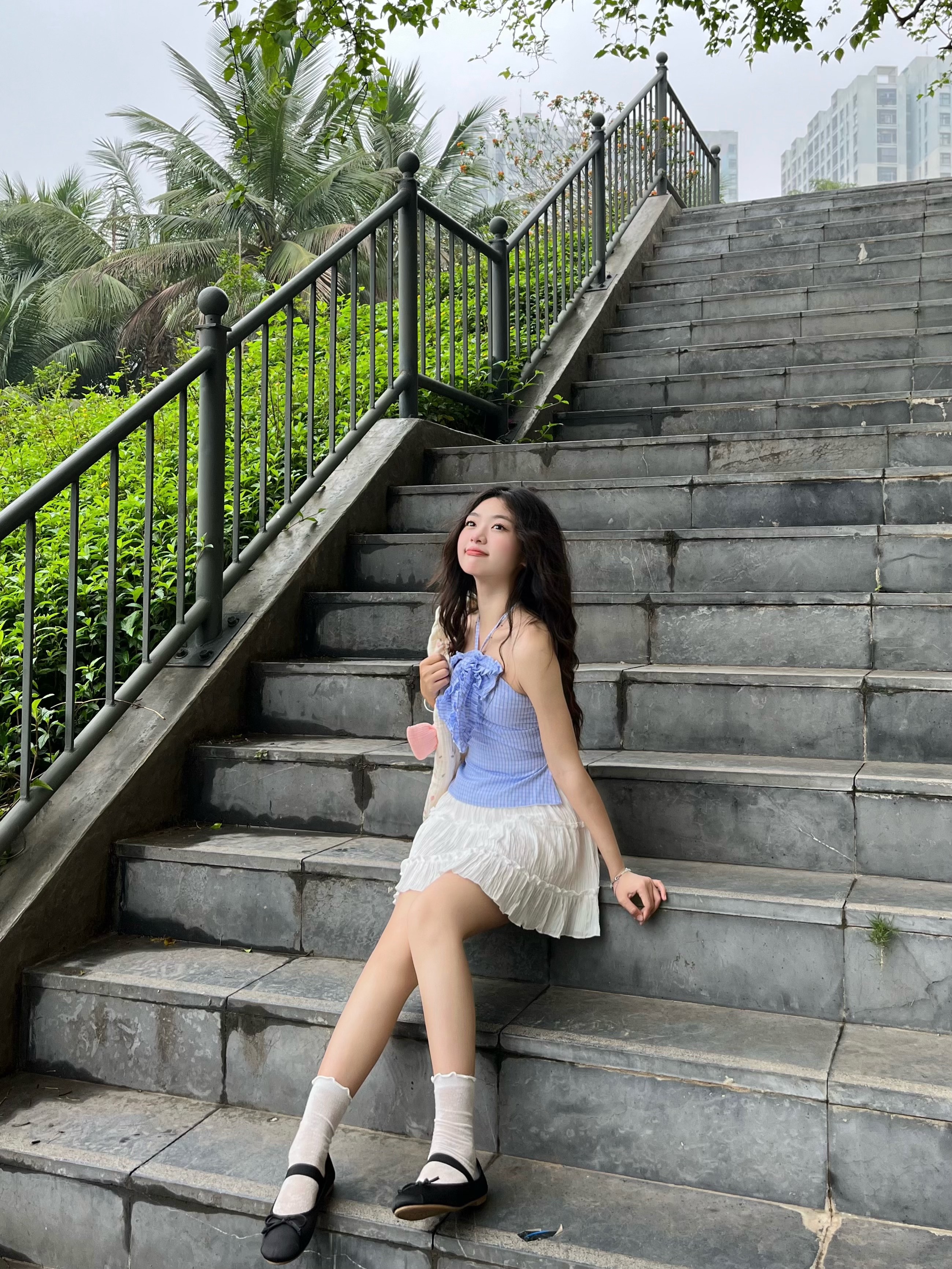 [VOUCHER 12%/149K] Áo yếm caro phối nơ MONÁ - ROLA
