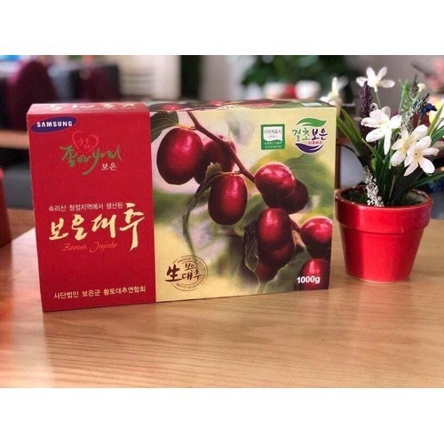 Táo Đỏ Khô Hàn Quốc Boeun Jujube