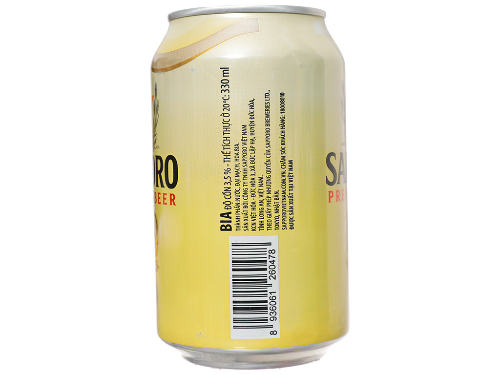 [Siêu thị WinMart] - Bia Sapporo 100 lon 330ml