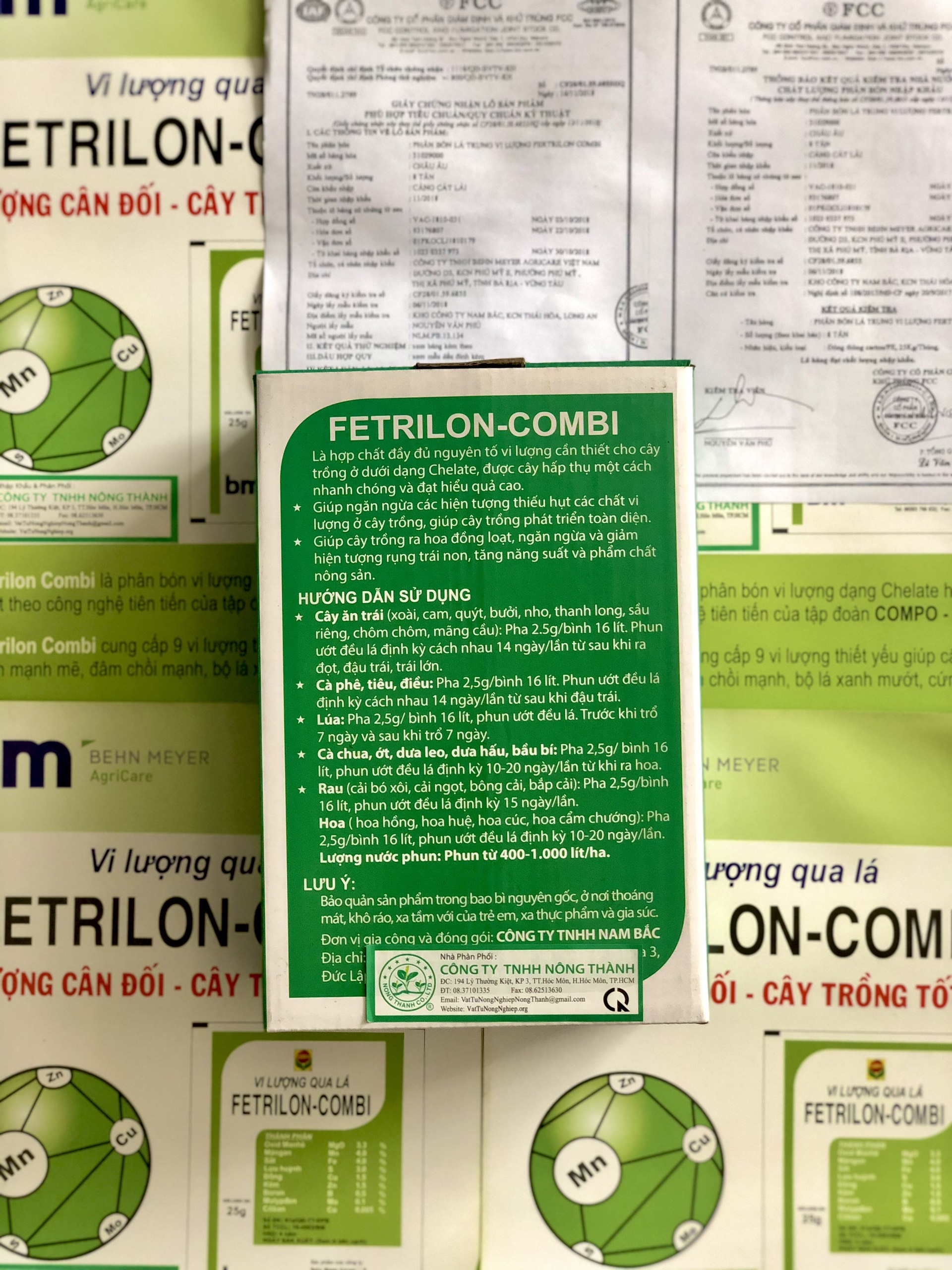 Dinh dưỡng qua lá Fetrilon Combi (2.5g/gói)