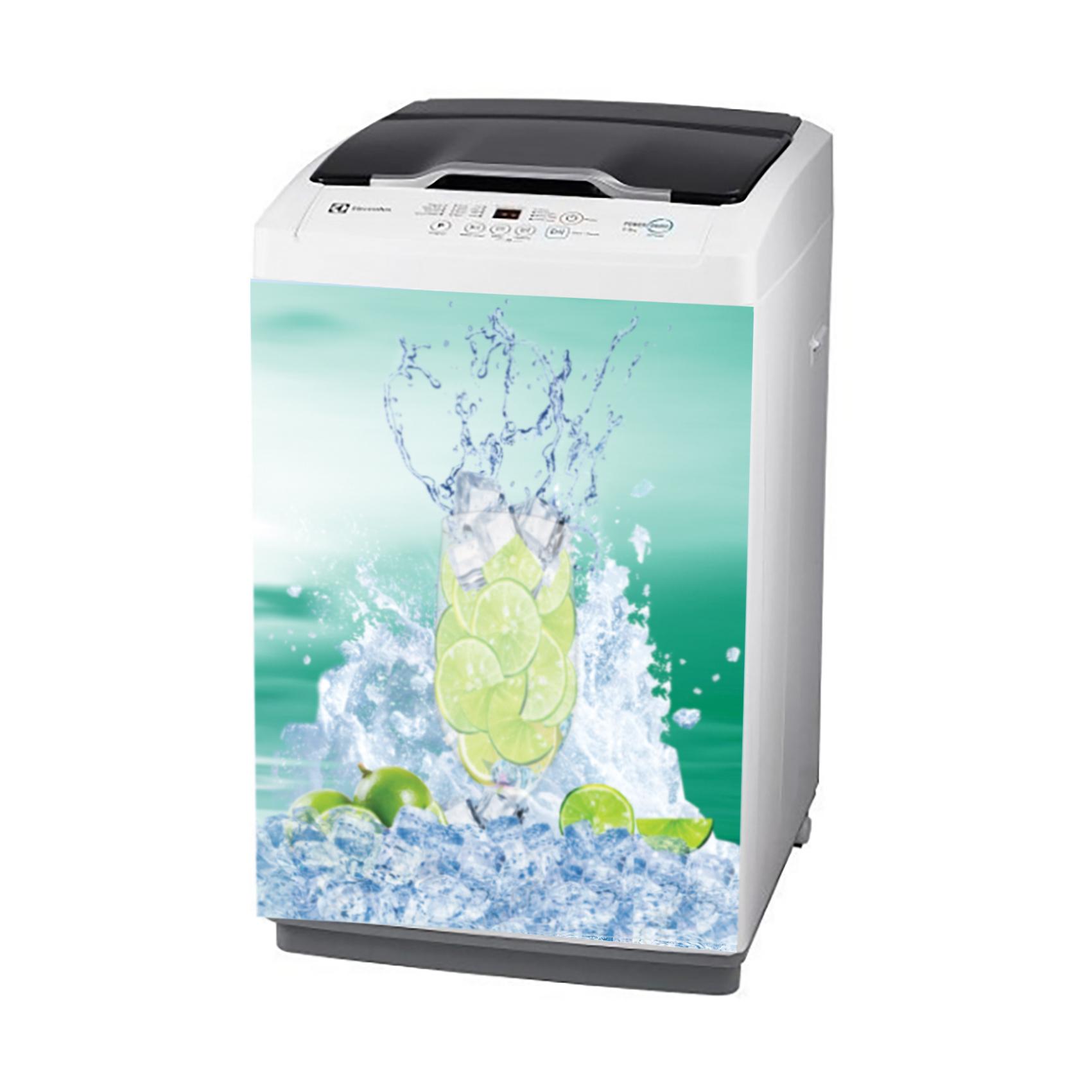 [HCM]Decal dán máy giặt - Hình Chanh Bien XL