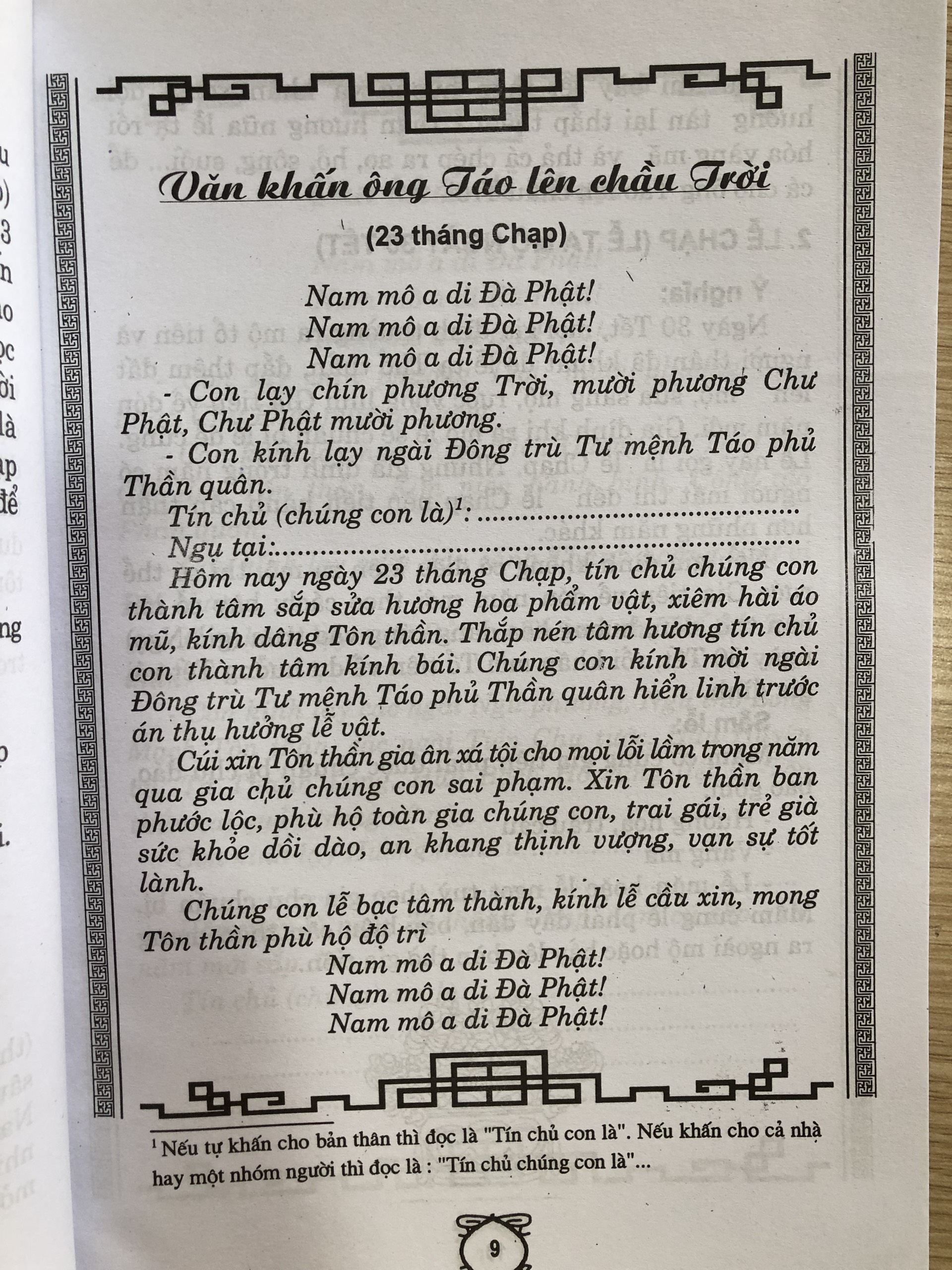 Văn Khấn Cổ Truyền Việt Nam