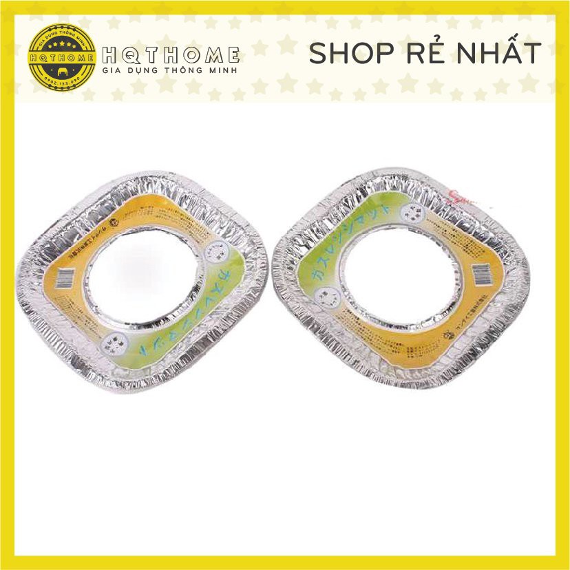 Combo 10 Miếng Giấy Bạc Lót Kiềng Bếp Ga Chống Tràn Dầu Mỡ [SIÊU RẺ]