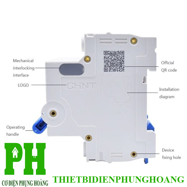 Aptomat - MCB CHINT 4 Pha (32A, 40A) loại NXB-63 6ka [CHÍNH HÃNG] [GIAO NHANH]
