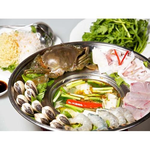 Nồi lẩu mâm vành 20cm Thaphafac inox cao cấp