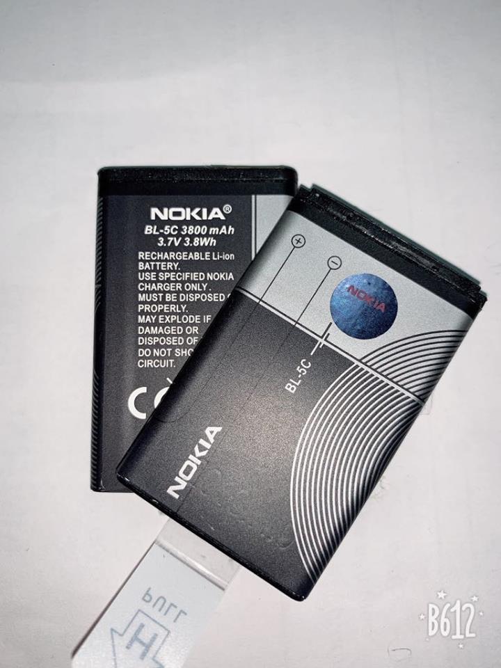 Pin Nokia BL- 5C Dung Lượng 3800mAh (2iC Chống Phù) Cho Nokia