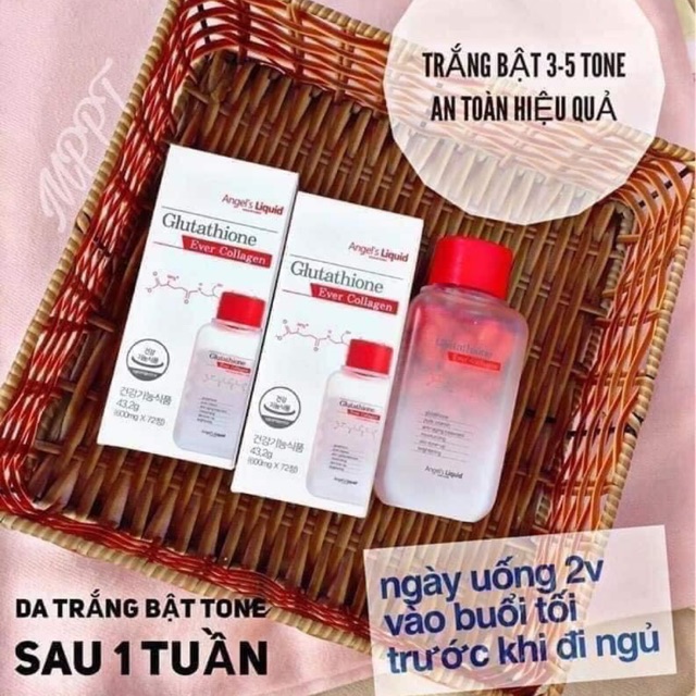 Viên Uống Đẹp Da Glutathion|72 Viên