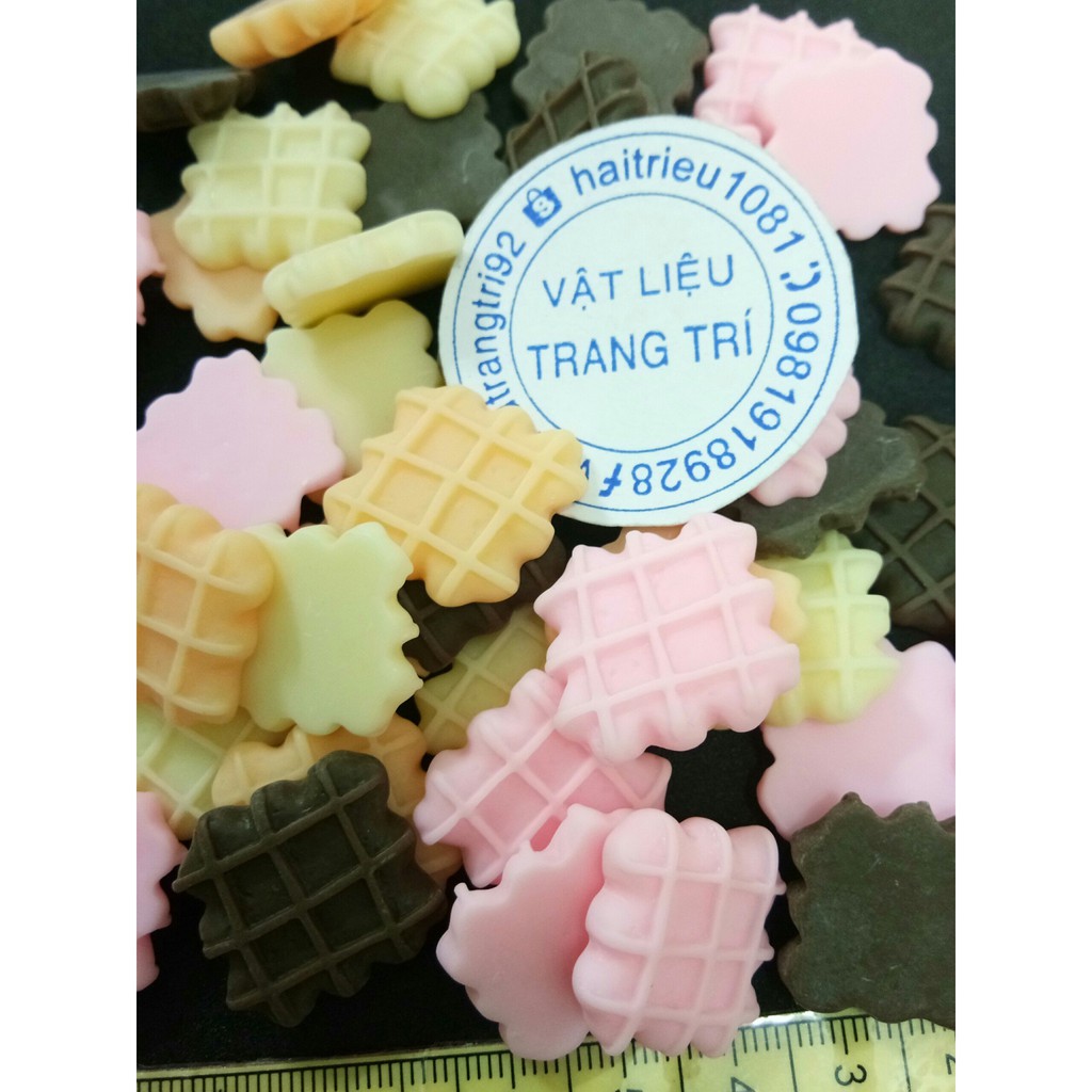 [HCM]Socola Trái Tim Lưới Phụ Kiện Trang Trí Charm Slime [1 cái ]
