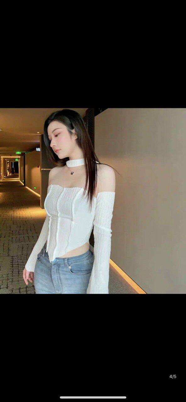 Áo kèm choker siêu xịn